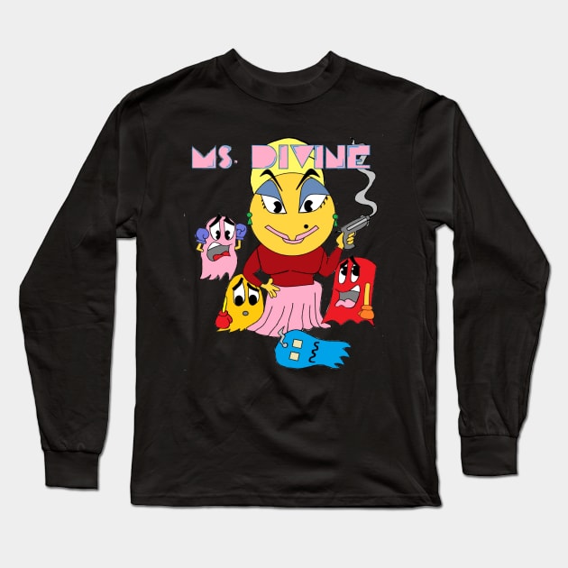 Ms. Divine Long Sleeve T-Shirt by RabidGiraffeGraphics4000